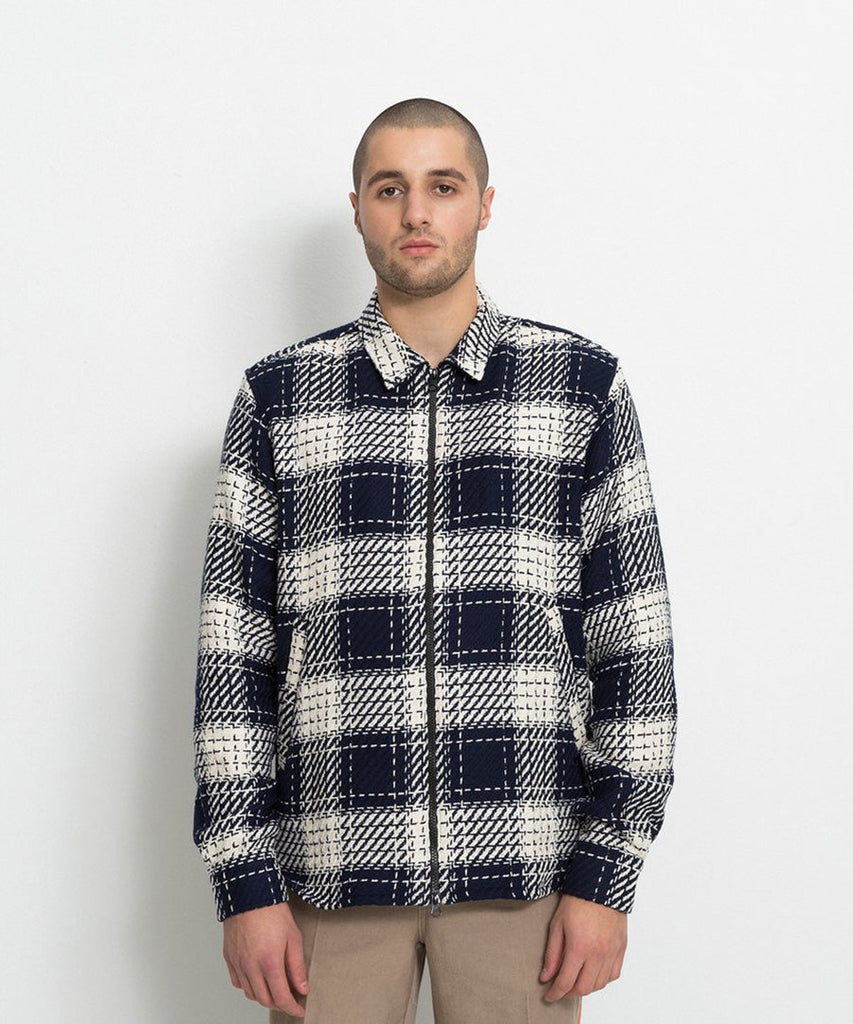 Soulland Mapp Shirt Navy White UDSOLGT