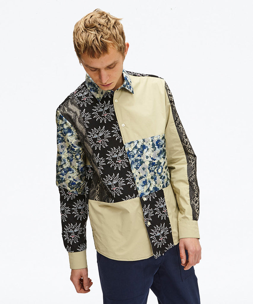 Soulland Malingo Patchwork Shirt shirts