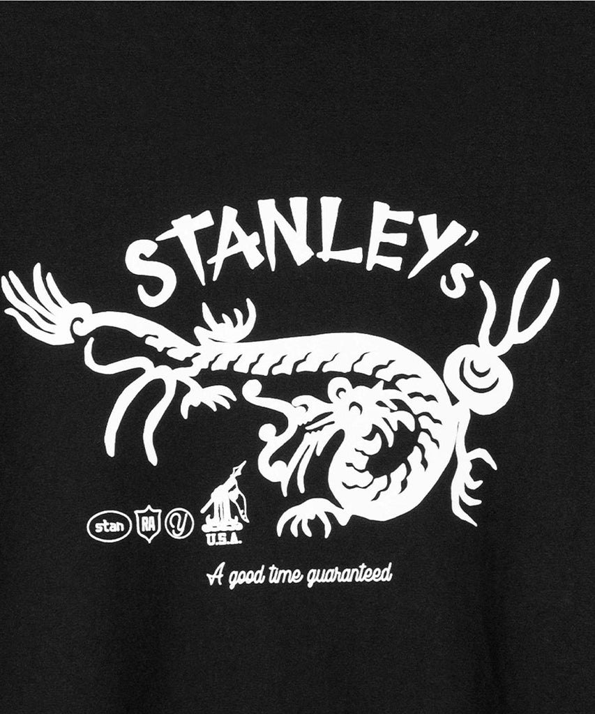 Stanley Dragon Ls Black-t-shirts-Stan Ray