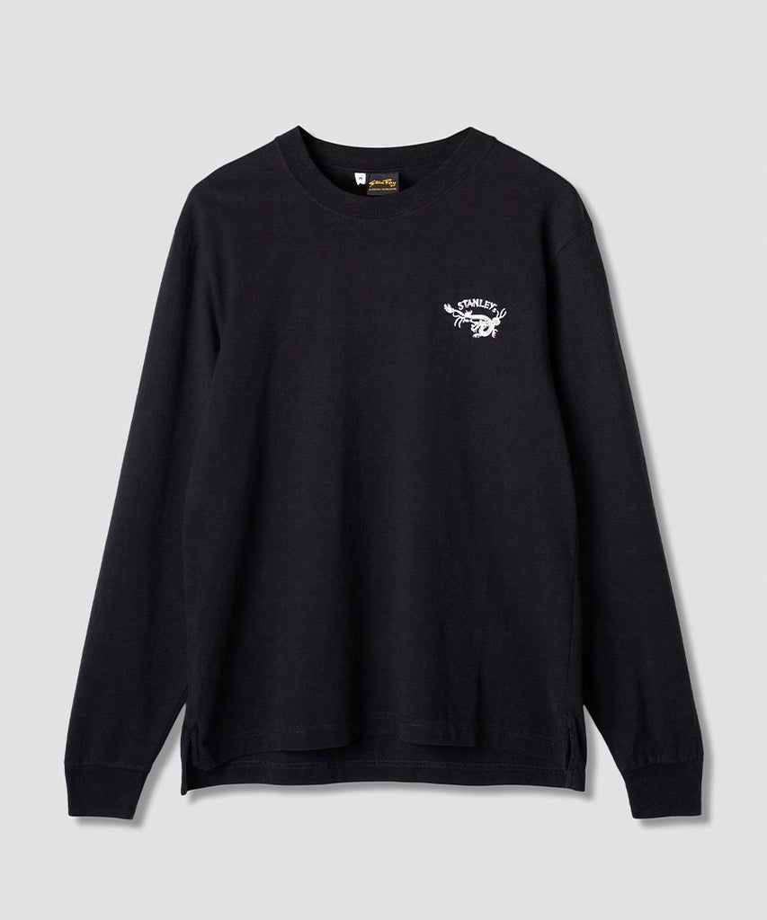 Stanley Dragon Ls Black-t-shirts-Stan Ray