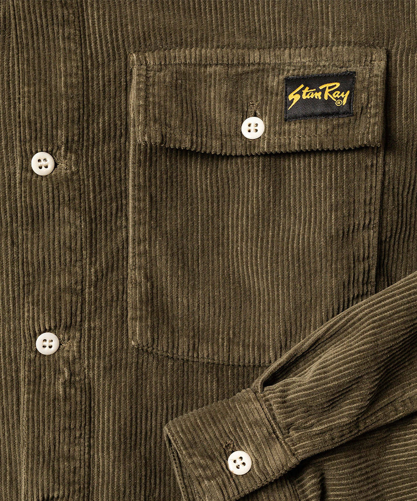 Cpo Shirt Olive Cord-shirts-Stan Ray