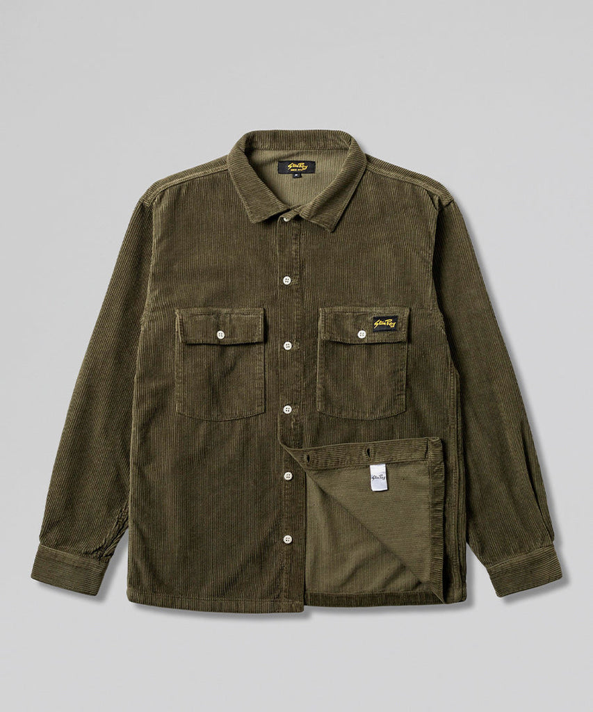Cpo Shirt Olive Cord-shirts-Stan Ray