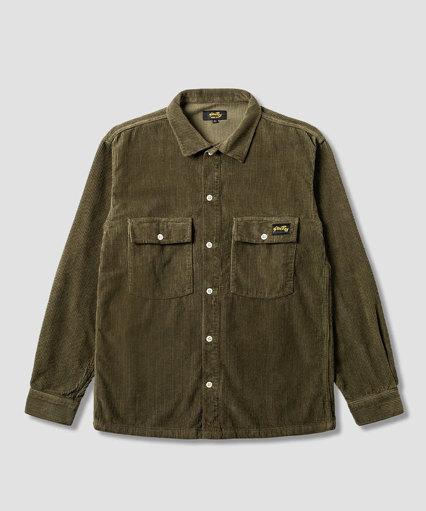 Cpo Shirt Olive Cord-shirts-Stan Ray