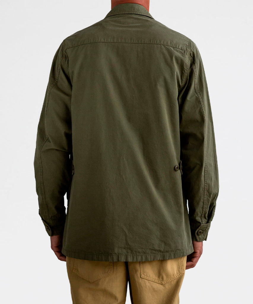 Tropical Jacket Olive Poplin-jackets-Stan Ray