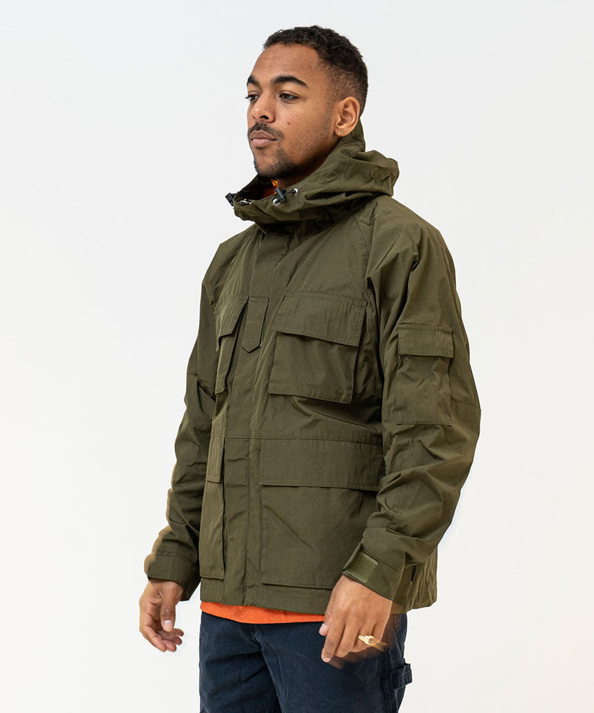 Bdu Hooded Waterproof Jacket - Olive-jackets-Stan Ray