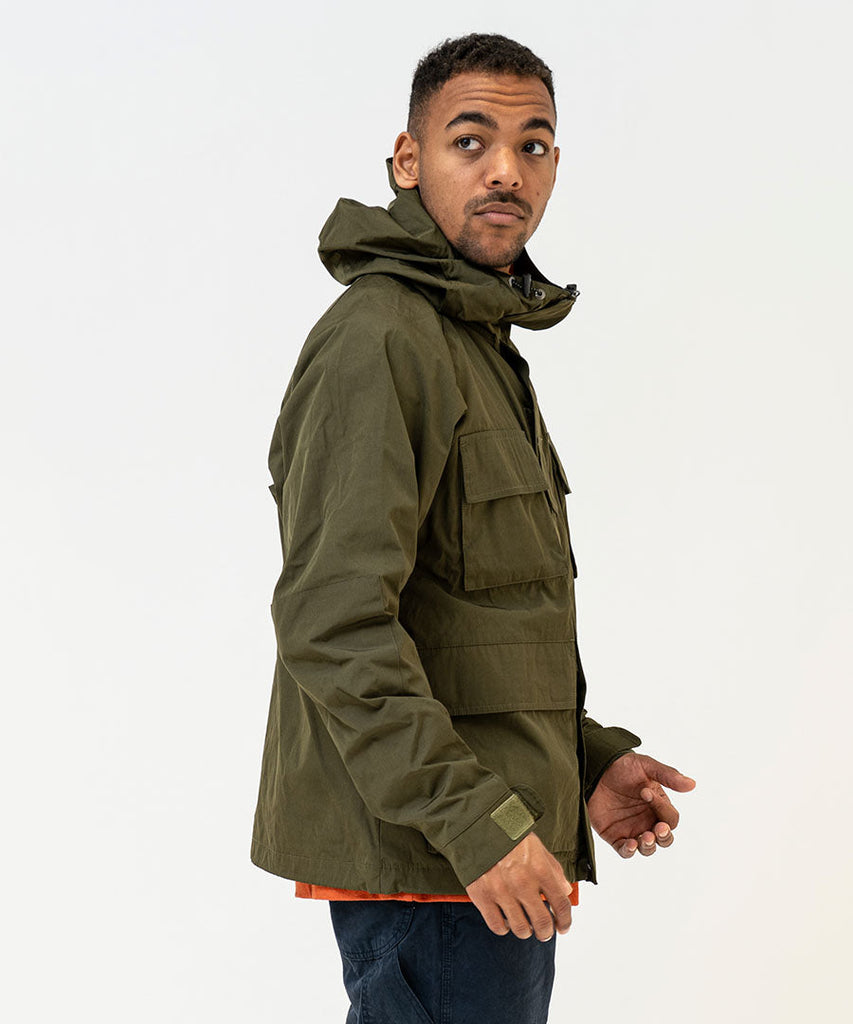 Bdu Hooded Waterproof Jacket - Olive-jackets-Stan Ray