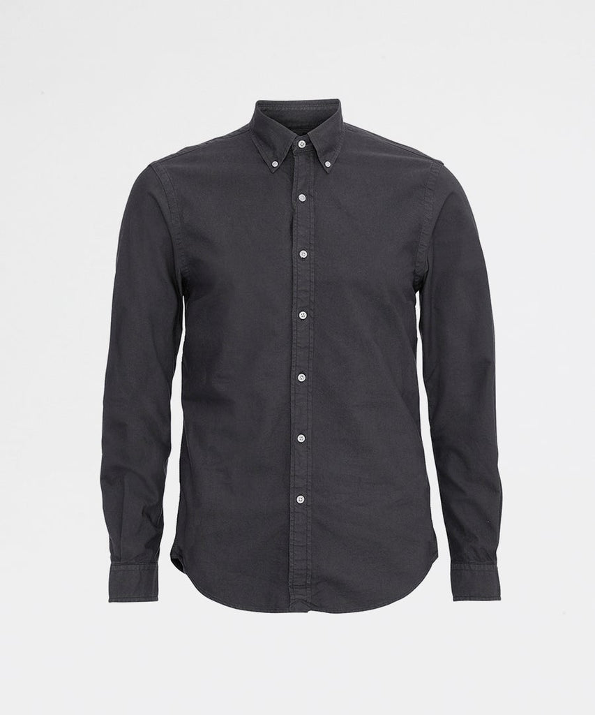 Colorful Standard Organic Button Down Shirt Lava Grey shirts