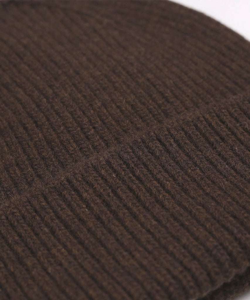 Merino Wool Beanie Coffee Brown-Colorful Standard-hats & scarves