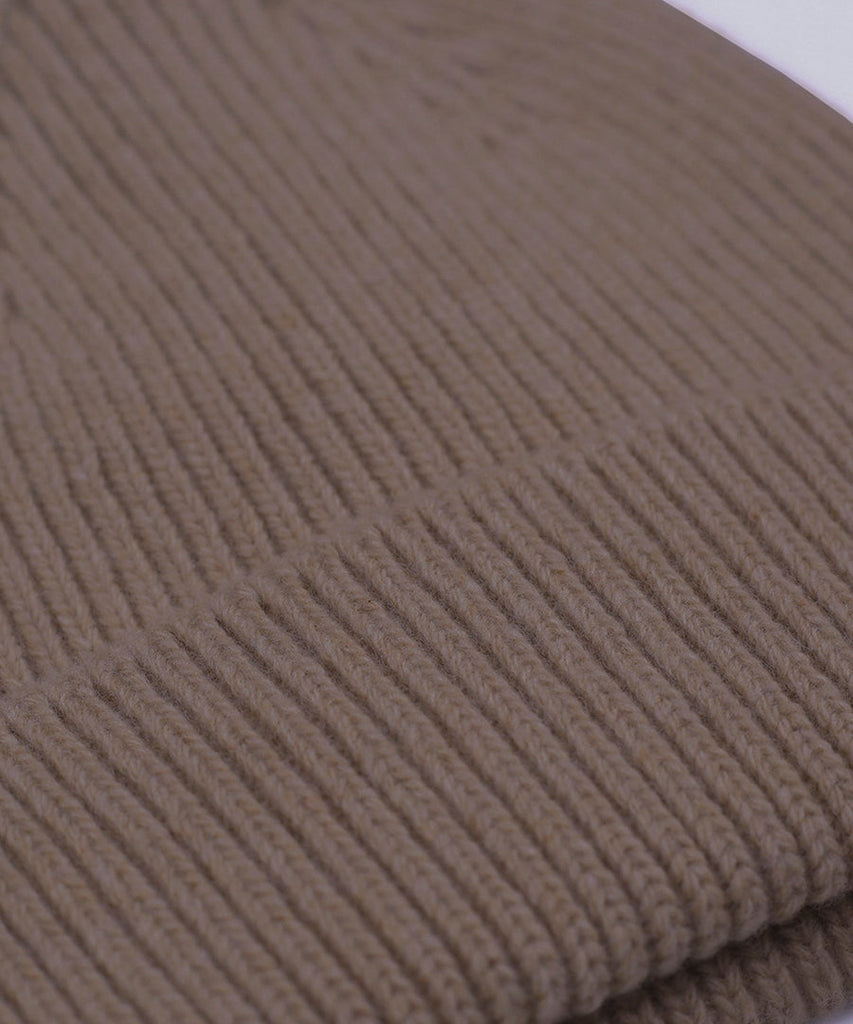 Merino Wool Beanie Warm Taupe-Colorful Standard-hats & scarves