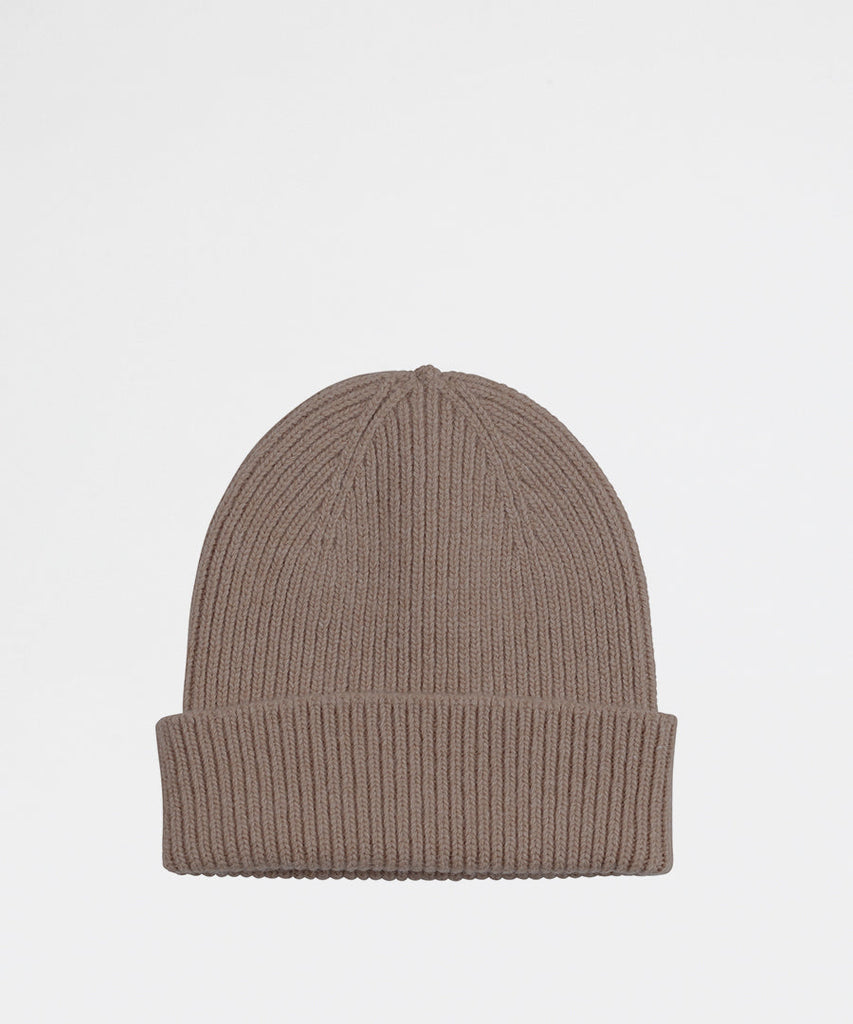 Colorful Standard Merino Wool Beanie Warm Taupe hats & scarves
