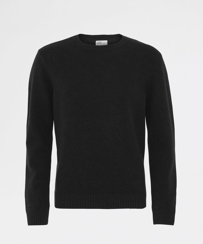 Colorful Standard Merino Crewneck Deep Black knitwear