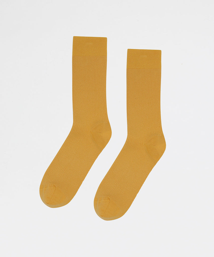 Classic Organic Sock Burned Yellow-Colorful Standard-socks