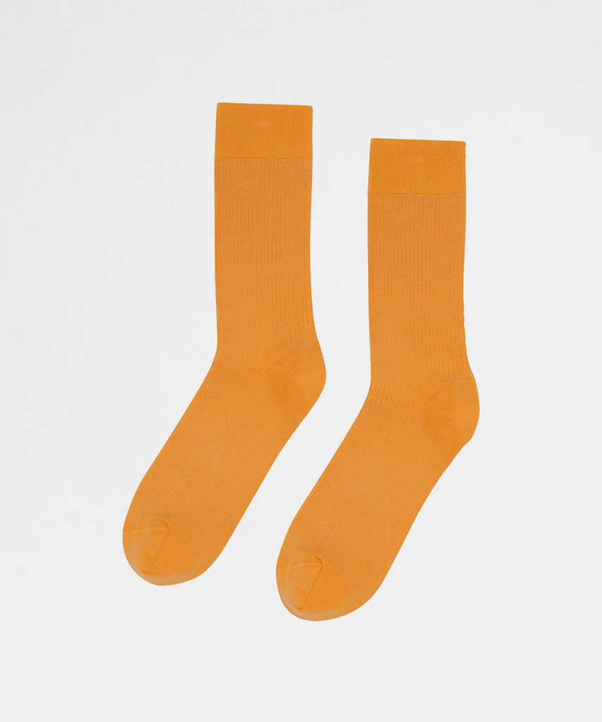 Classic Organic Sock Sunny Orange-Colorful Standard-socks