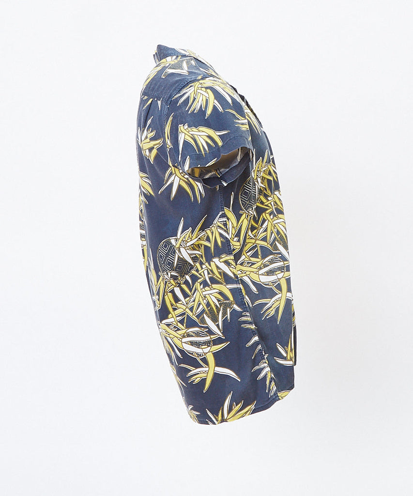 Deus Ex Machina Deus Miyagi Dean Shirt Blue Yellow UDSOLGT