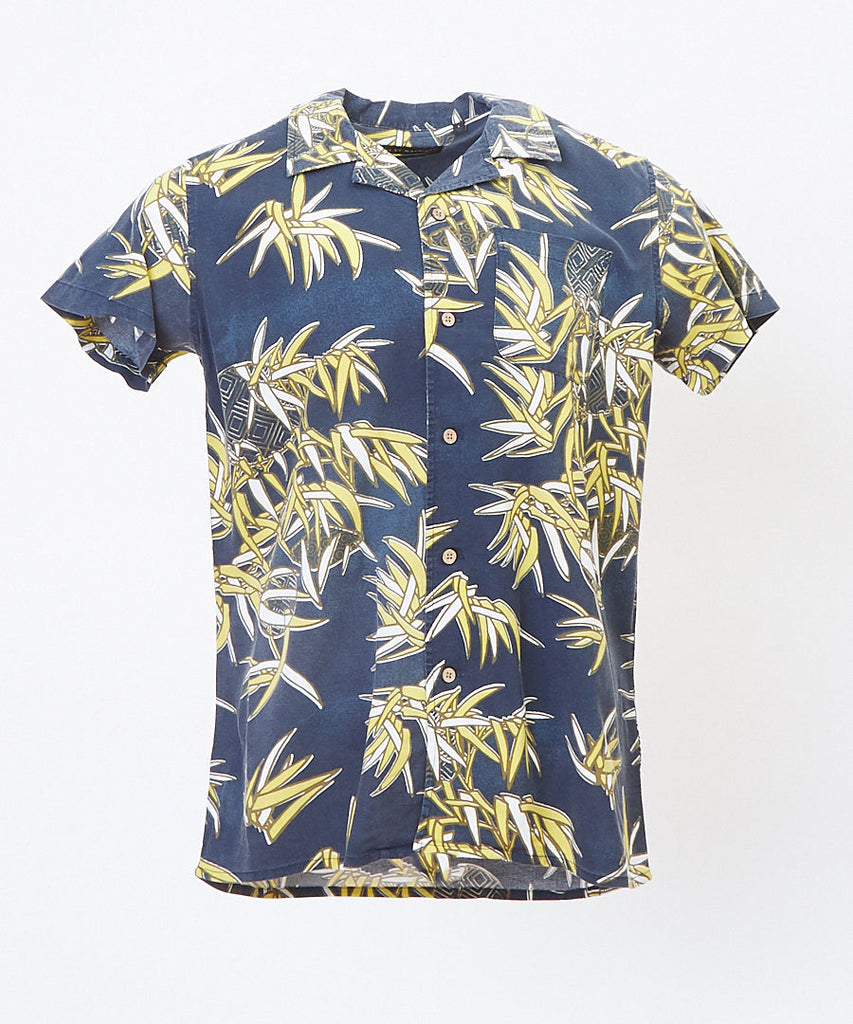 Deus Ex Machina Deus Miyagi Dean Shirt Blue Yellow UDSOLGT