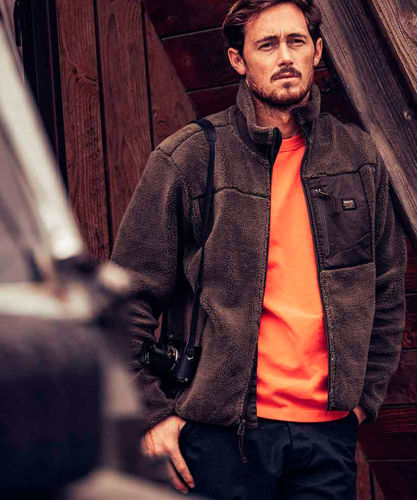 Deus Ex Machina Fletcher Fleece Jacket Forest Green jackets