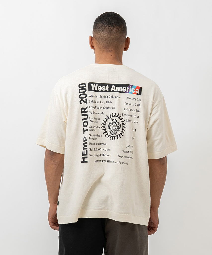 Hemp Tee Tour - Natural-Manastash-Packyard DK