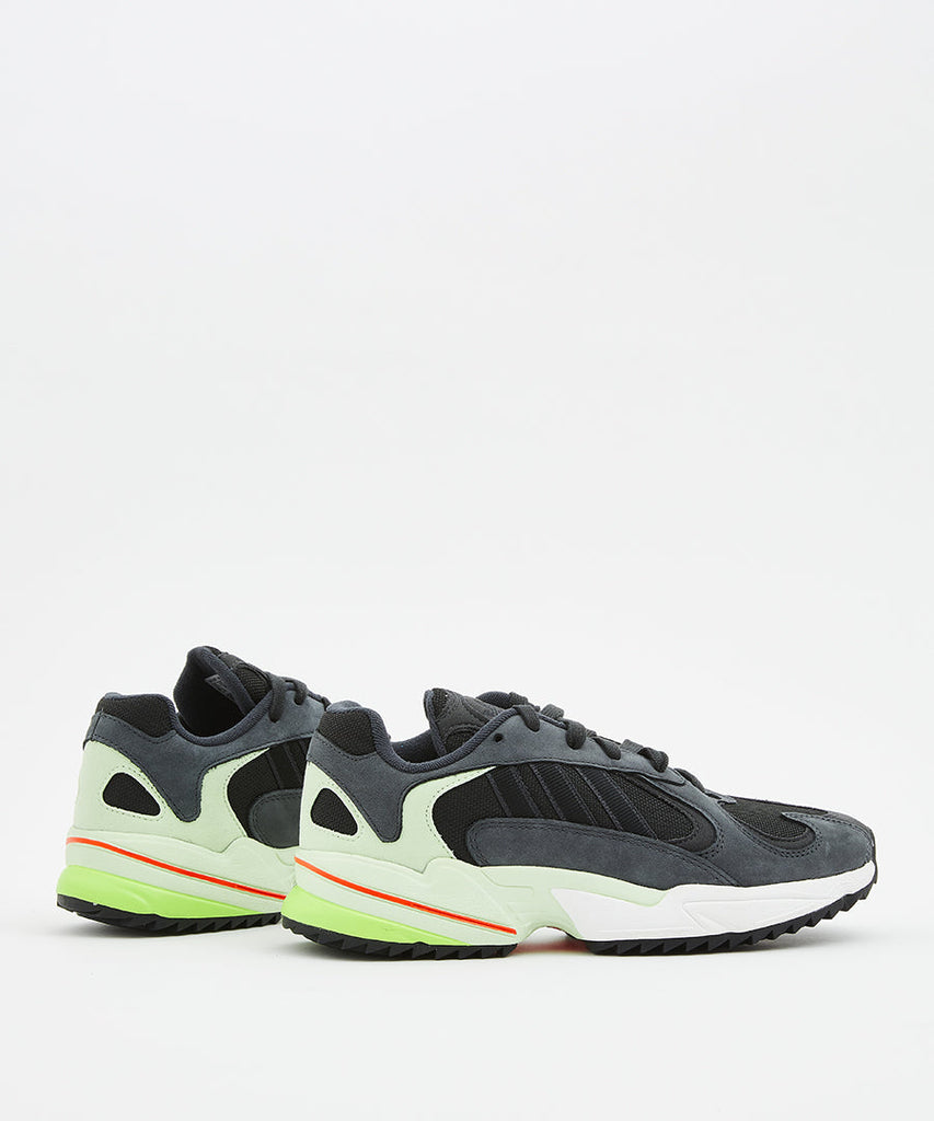 adidas Originals Yung-1 Trail Carbon Core Black Glow Green sneakers