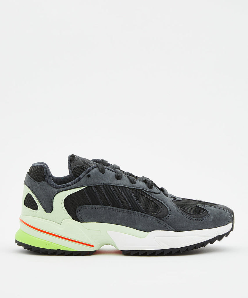 adidas Originals Yung-1 Trail Carbon Core Black Glow Green sneakers