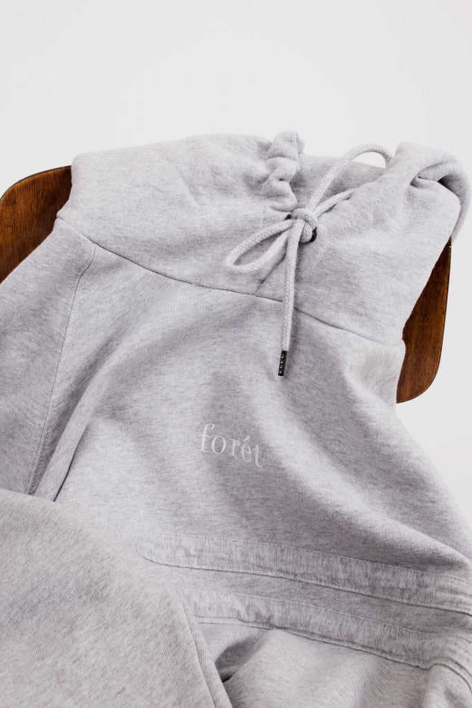 forét Space Hoodie Light Grey Melange UDSOLGT