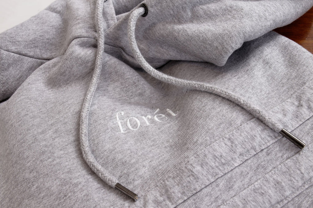 forét Space Hoodie Light Grey Melange UDSOLGT