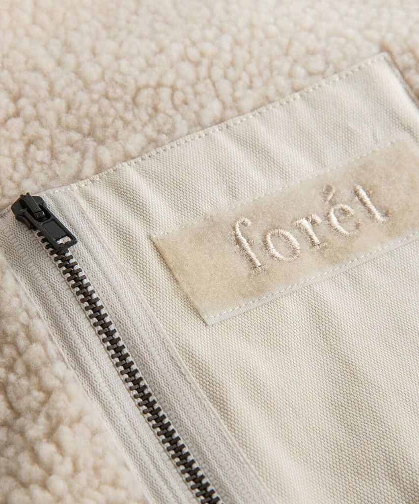 forét Wolf Fleece Cream jackets