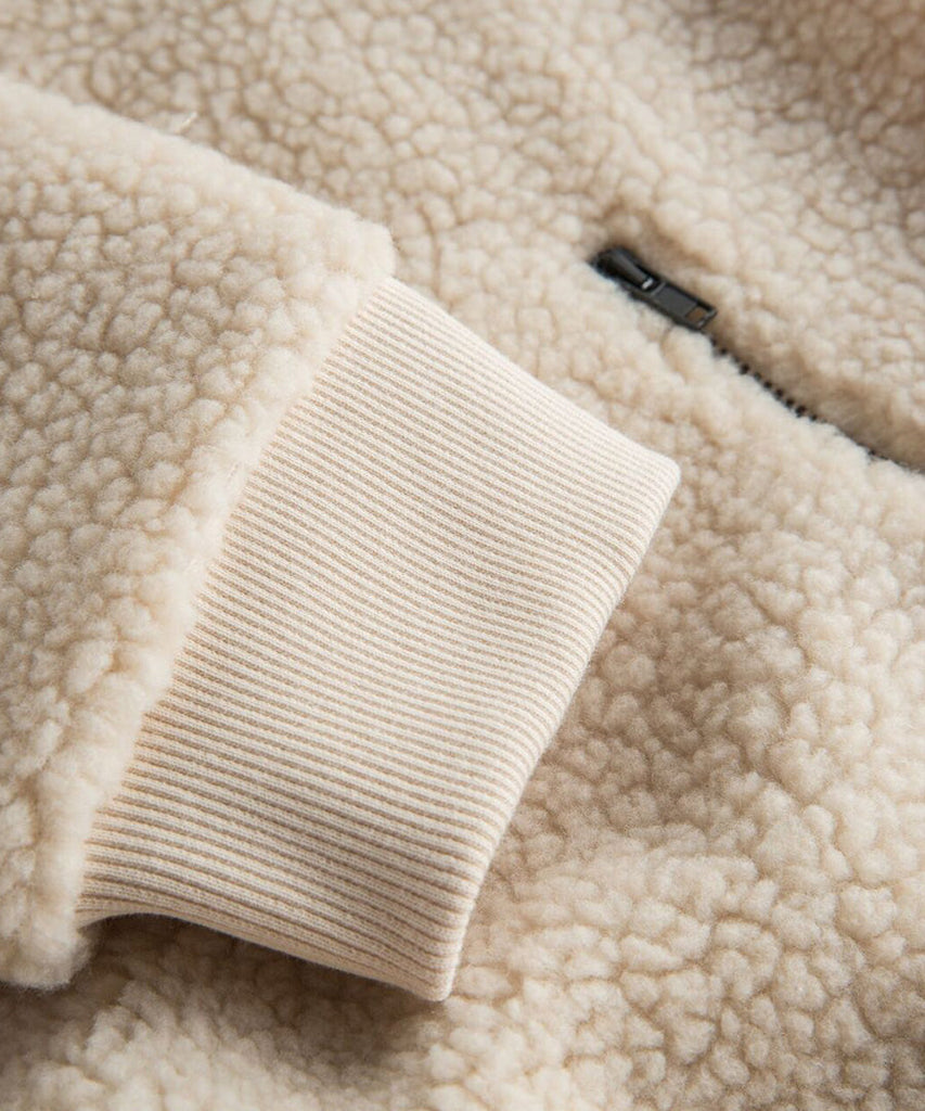 forét Wolf Fleece Cream jackets