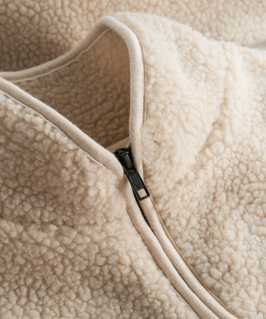 forét Wolf Fleece Cream jackets