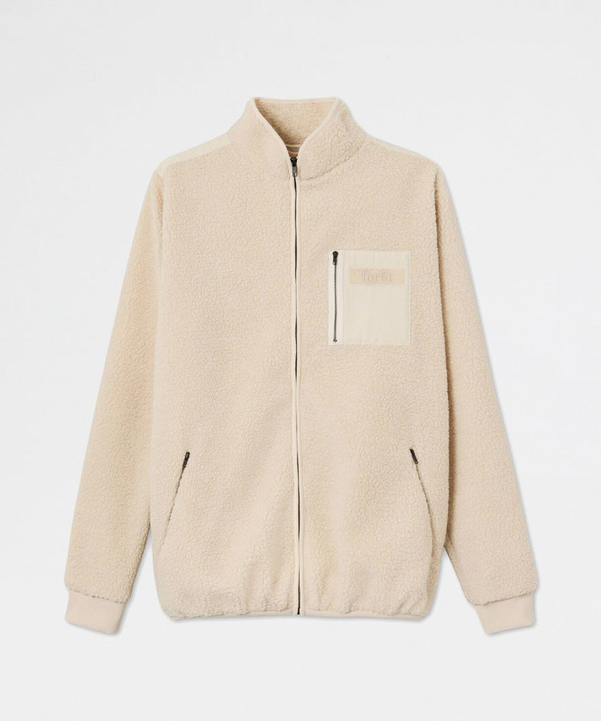 forét Wolf Fleece Cream jackets