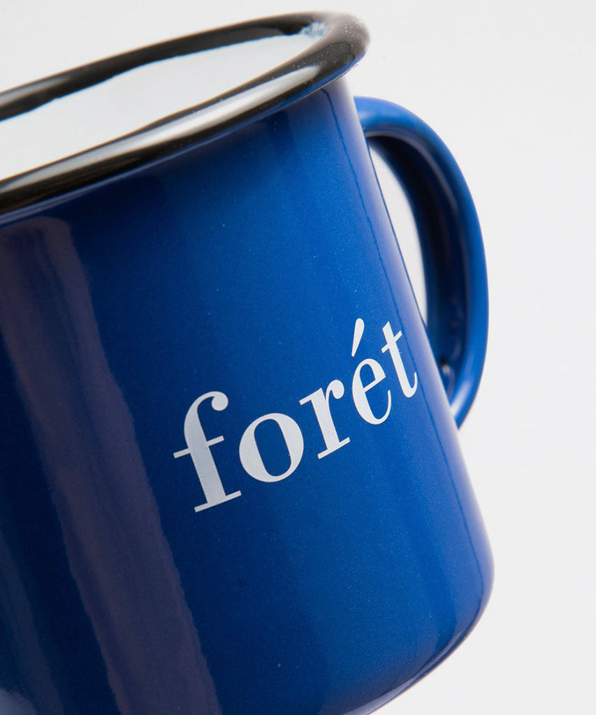 BEAN ENAMEL MUG - BLUE-Forét-Packyard DK