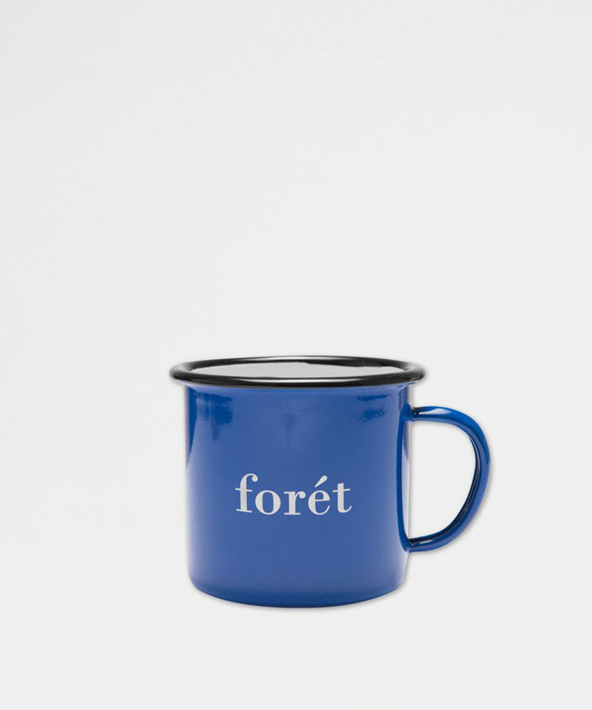 BEAN ENAMEL MUG - BLUE-Forét-Packyard DK