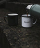 BEAN ENAMEL MUG - WHITE-Forét-Packyard DK