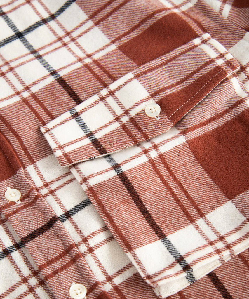 ALASKA SHIRT - BURNT RED-Forét