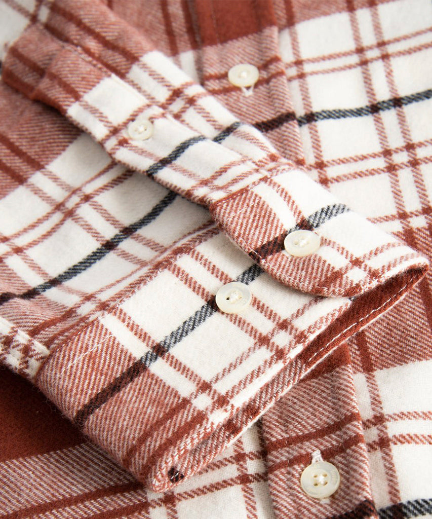 ALASKA SHIRT - BURNT RED-Forét