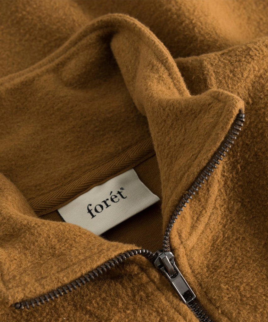MOTION HALF ZIP - RUBBER-Forét