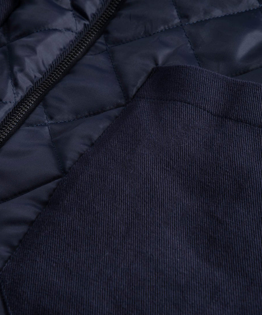 Reflect Reversible Fleece Vest - Navy-Forét-Packyard DK