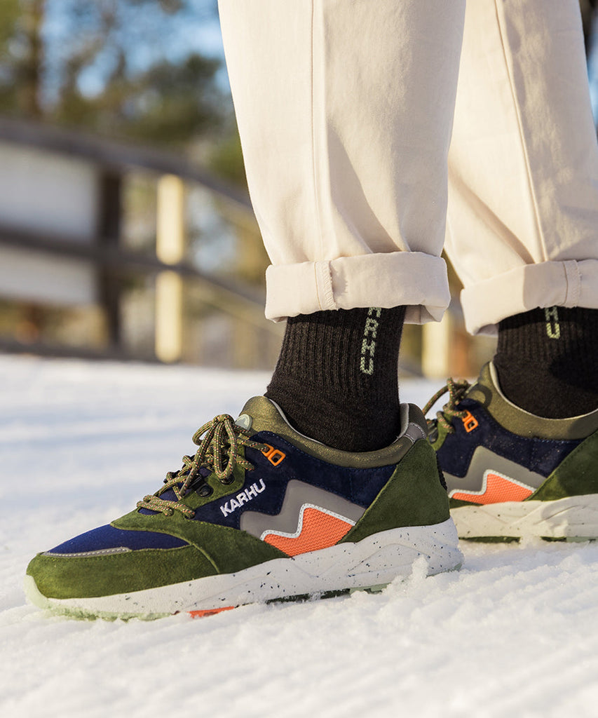 Karhu Aria Capulet Olive Mango sneakers