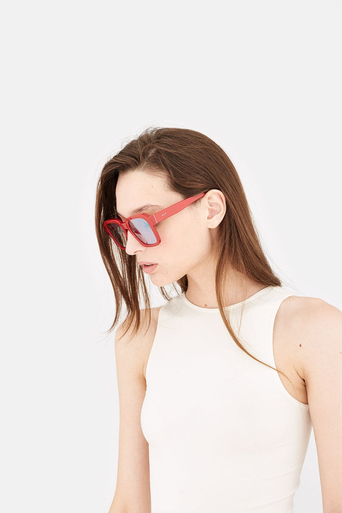 RETROSUPERFUTURE Vasto Deep Red - 53 sunglasses