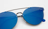 RETROSUPERFUTURE Tuttolente Giaguaro Blue 53 sunglasses