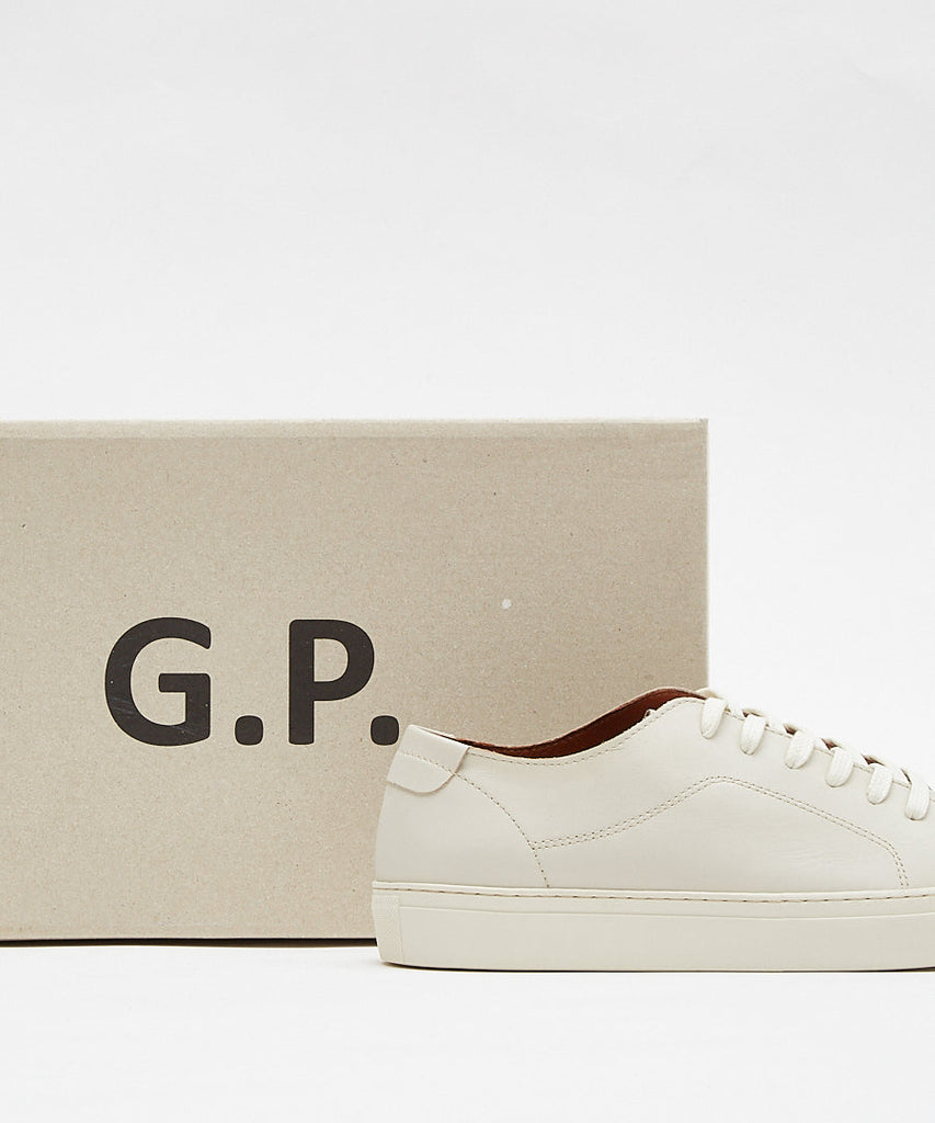 Garment Project Classic Lace - Off White Leather sneakers