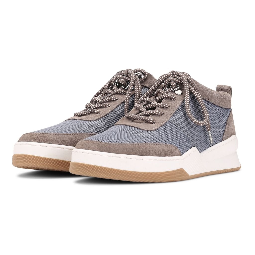 Garment Project Base Grey Nylon Suede sneakers
