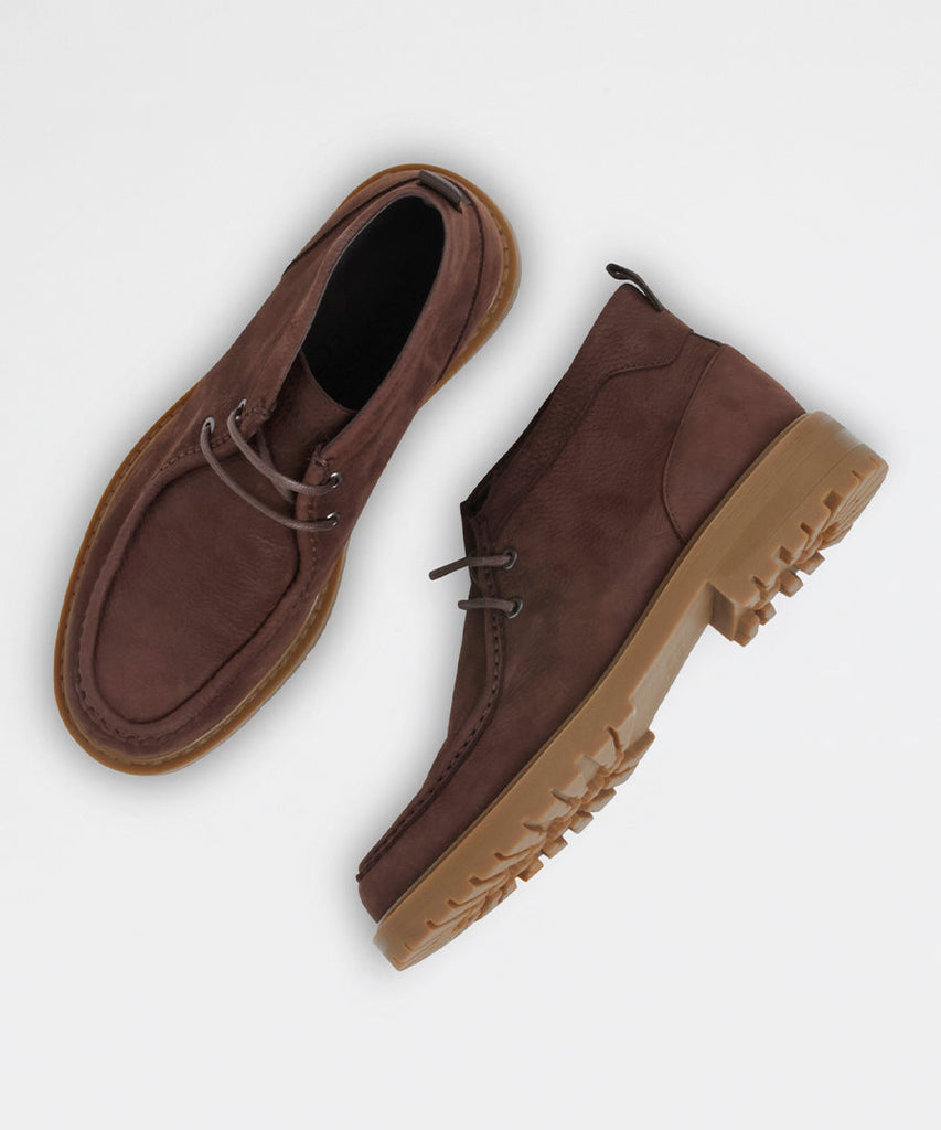 Jaz Mid Top Brown Tumbled Nubuck-Garment Project-Packyard DK