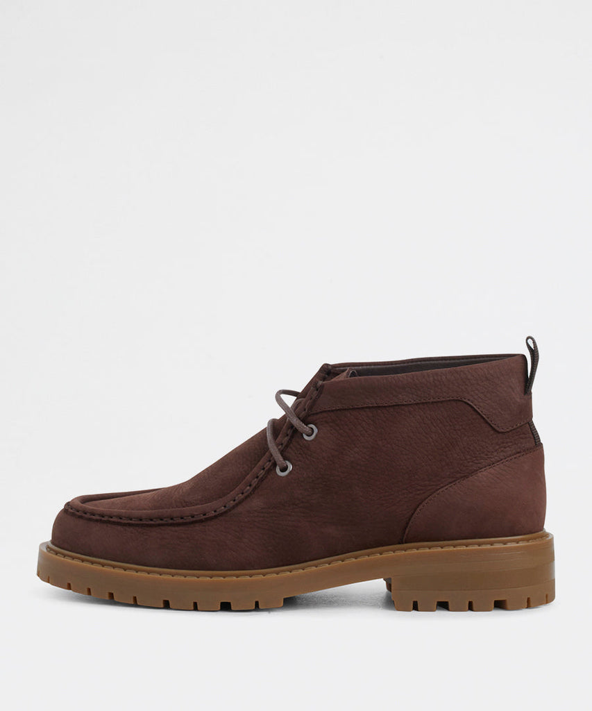 Jaz Mid Top Brown Tumbled Nubuck-Garment Project-Packyard DK