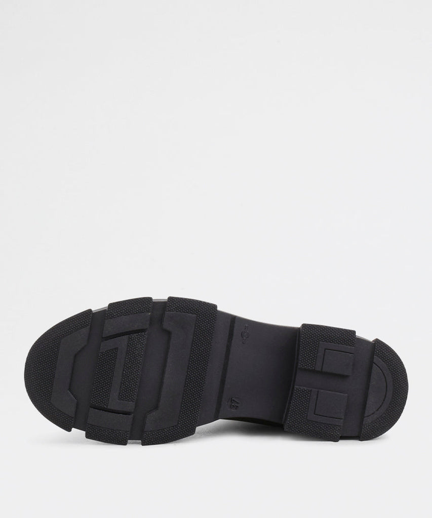 Elise Chelsea Army Rubberised Leather-Garment Project-Packyard DK