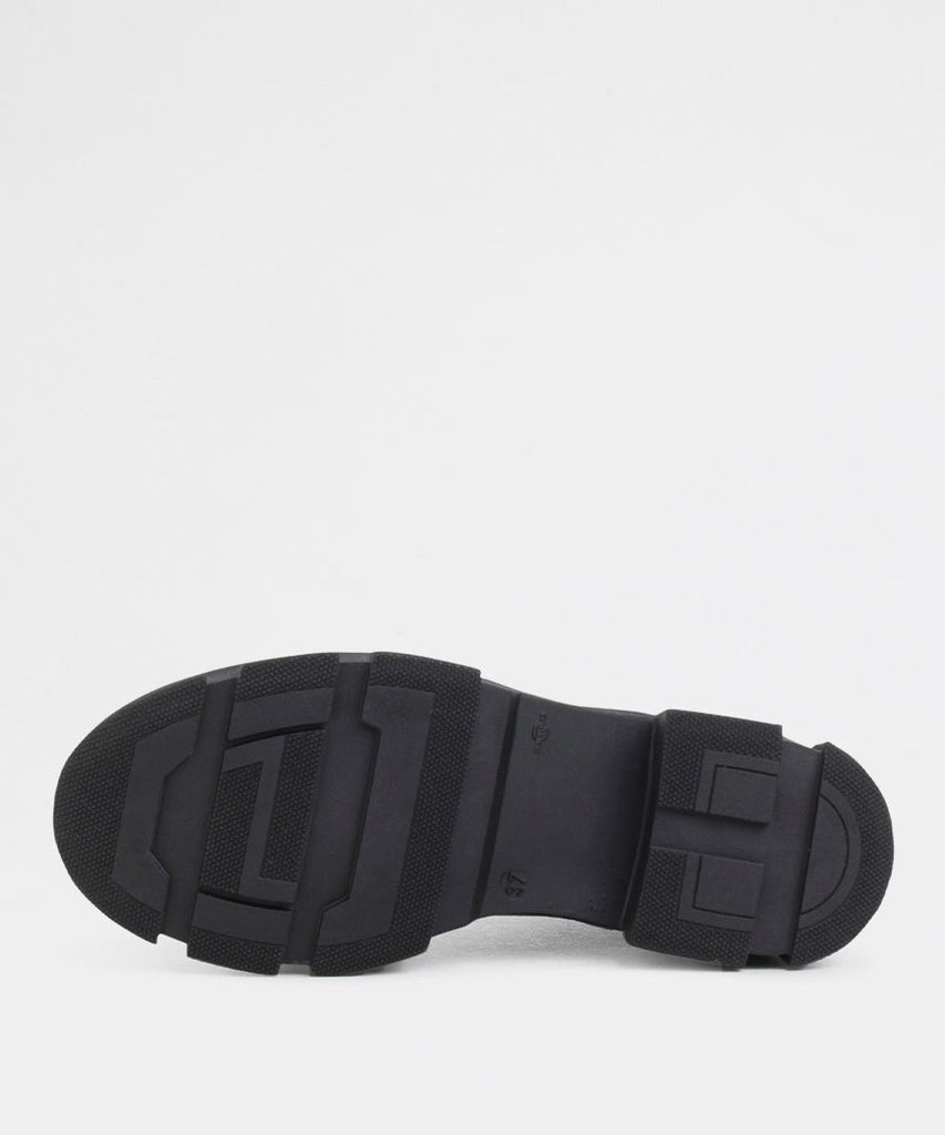 Irean Chelsea Black Rubberised Leather-Garment Project-Packyard DK