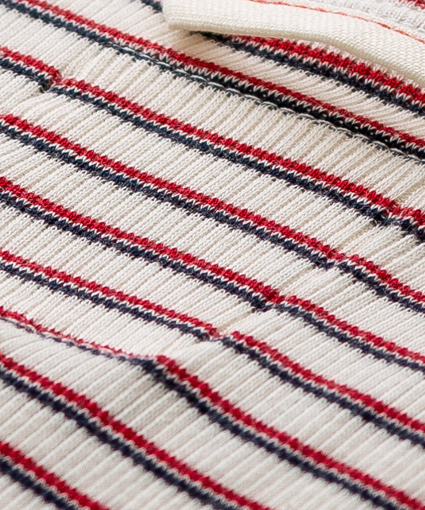 Hemen Biarritz Gari Stripe Natrual Red Mar underwear