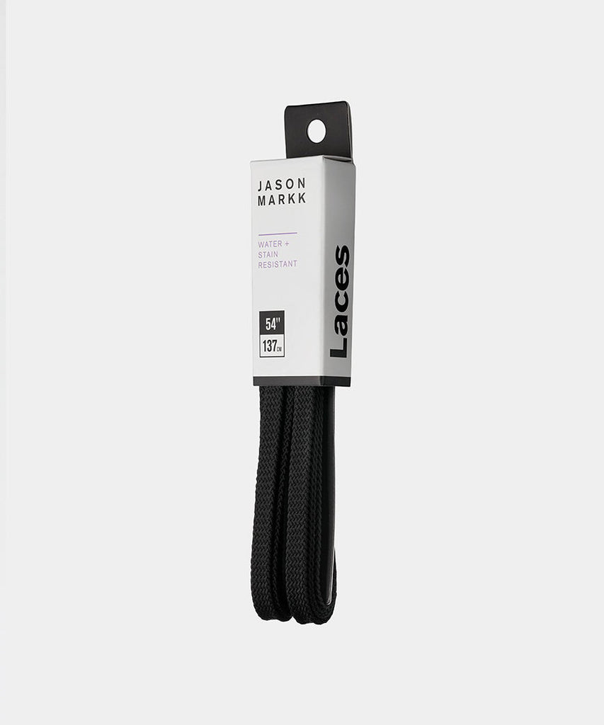 Jason Markk Flat Shoe Laces Black shoe care