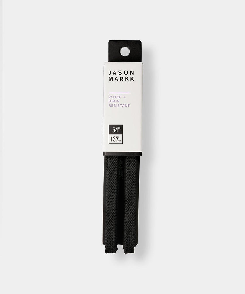Jason Markk Flat Shoe Laces Black shoe care
