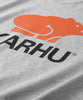 Basic Logo T-shirt Heather Grey Burnt Orange-Karhu-t-shirts