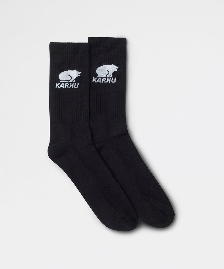 Classic Logo Socks Black White-Karhu-socks